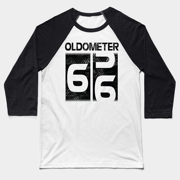 Oldometer Happy Birthday 66 Years Old Was Born In 1954 To Me You Papa Dad Mom Brother Son Husband Baseball T-Shirt by Cowan79